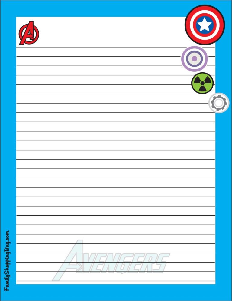 Free Printable Avengers Coloring Pages and More | Lil Shannie.com