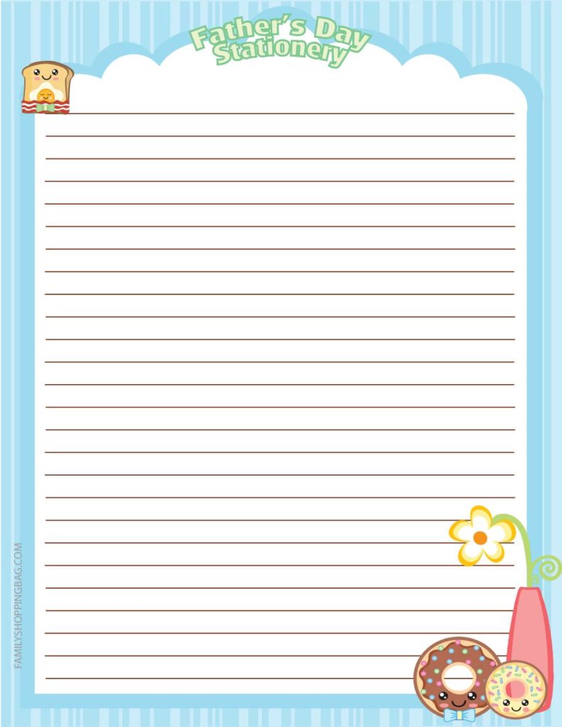 Stationery  Fathers Breakfast  pdf