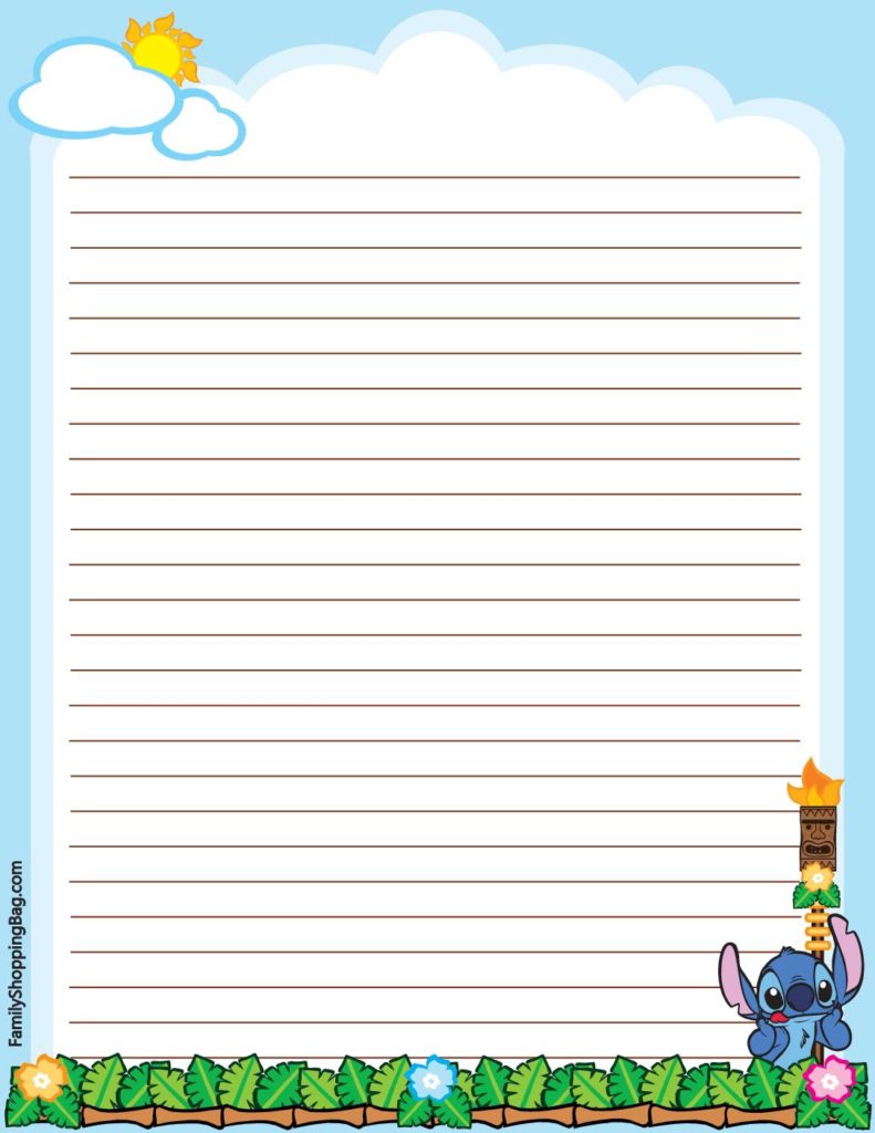 Stationery  Lilo and Stitch  pdf