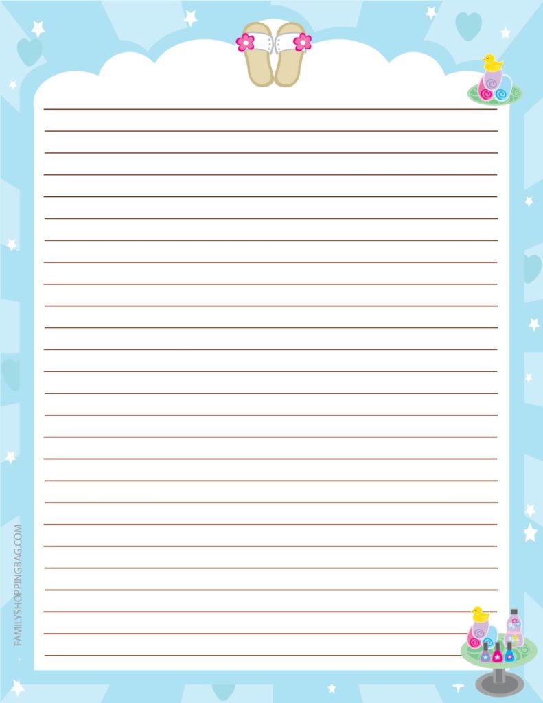 Stationery  Moms Spa Day  pdf