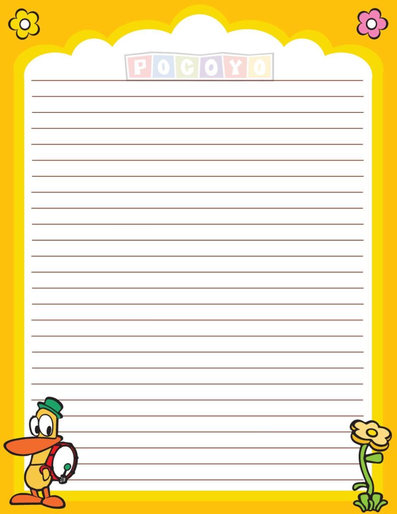 Stationery  Pocoyo  pdf