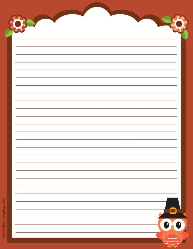Stationery  Thanksgiving  pdf