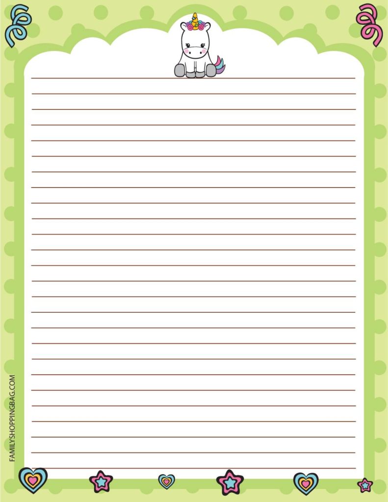 Stationery  Unicorn  pdf