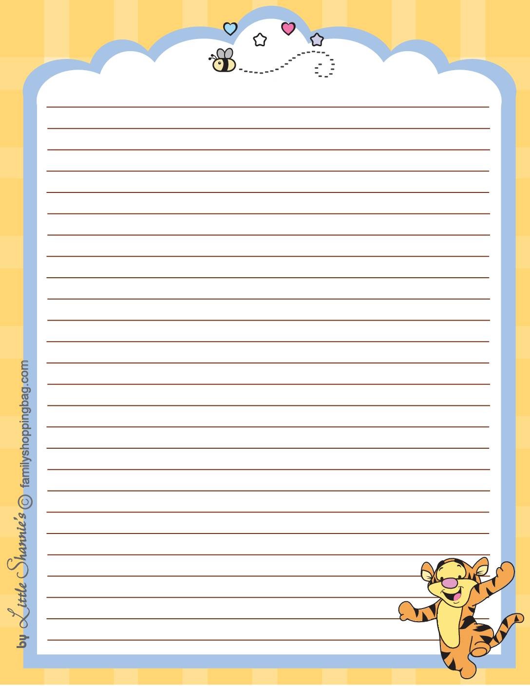 Stationery  Winnie the Pooh  pdf