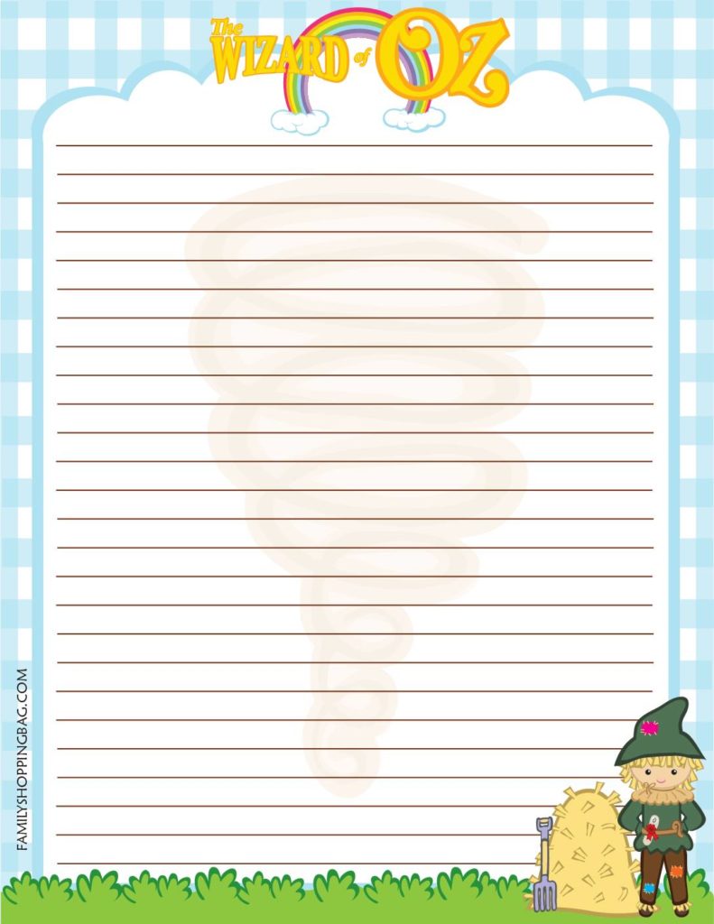 Stationery  Wizard of Oz  pdf