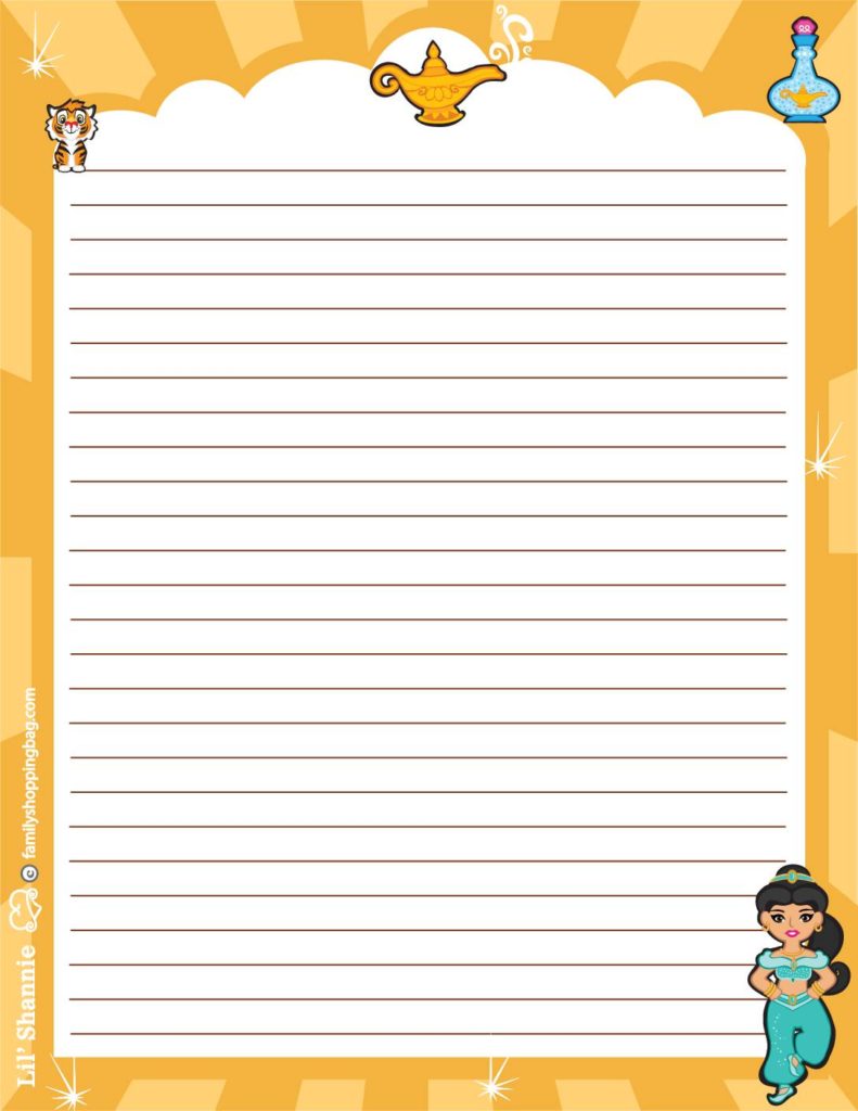 Stationery Aladdin  pdf