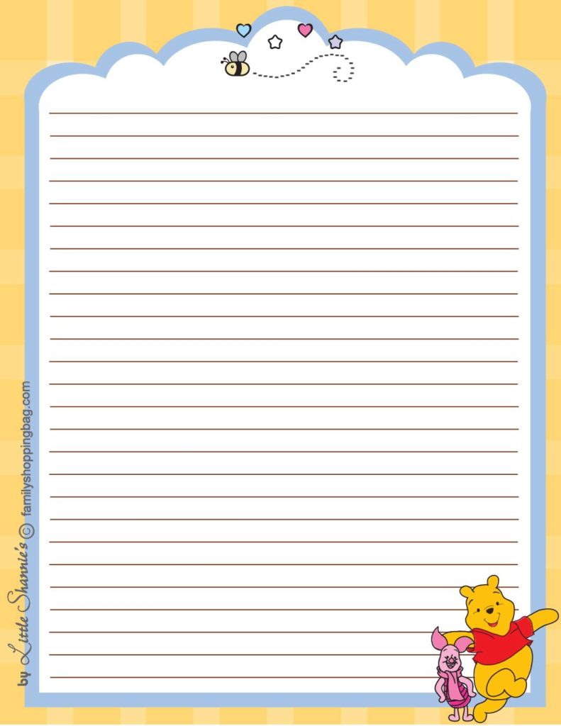 Stationery  Winnie the Pooh  pdf