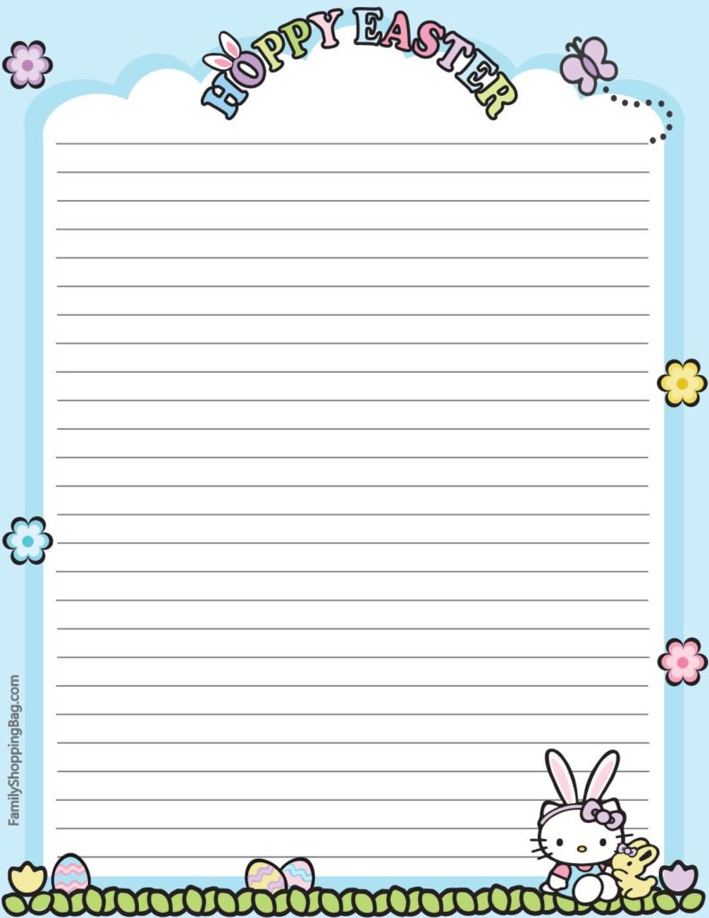 Stationery Easter  pdf