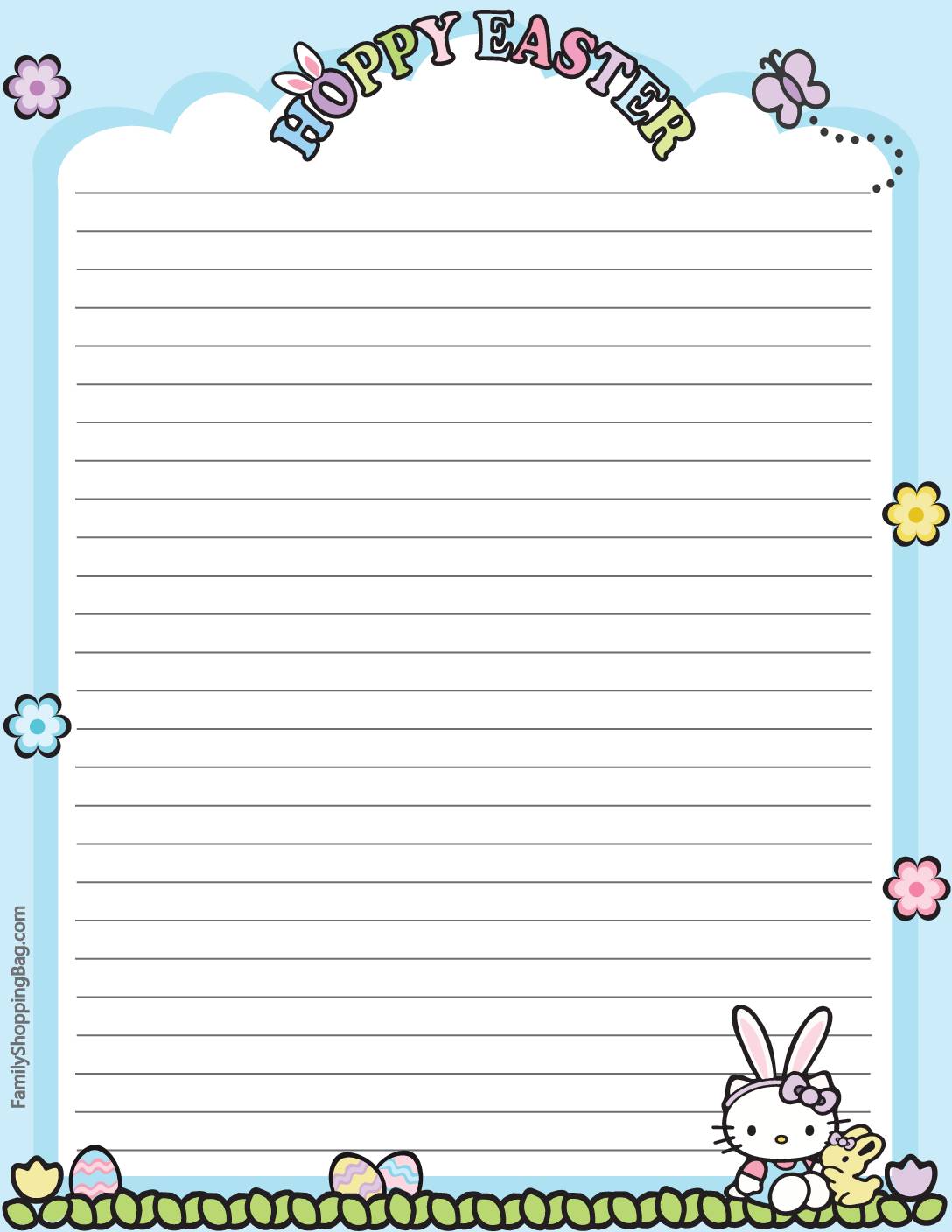 Stationery Easter  pdf