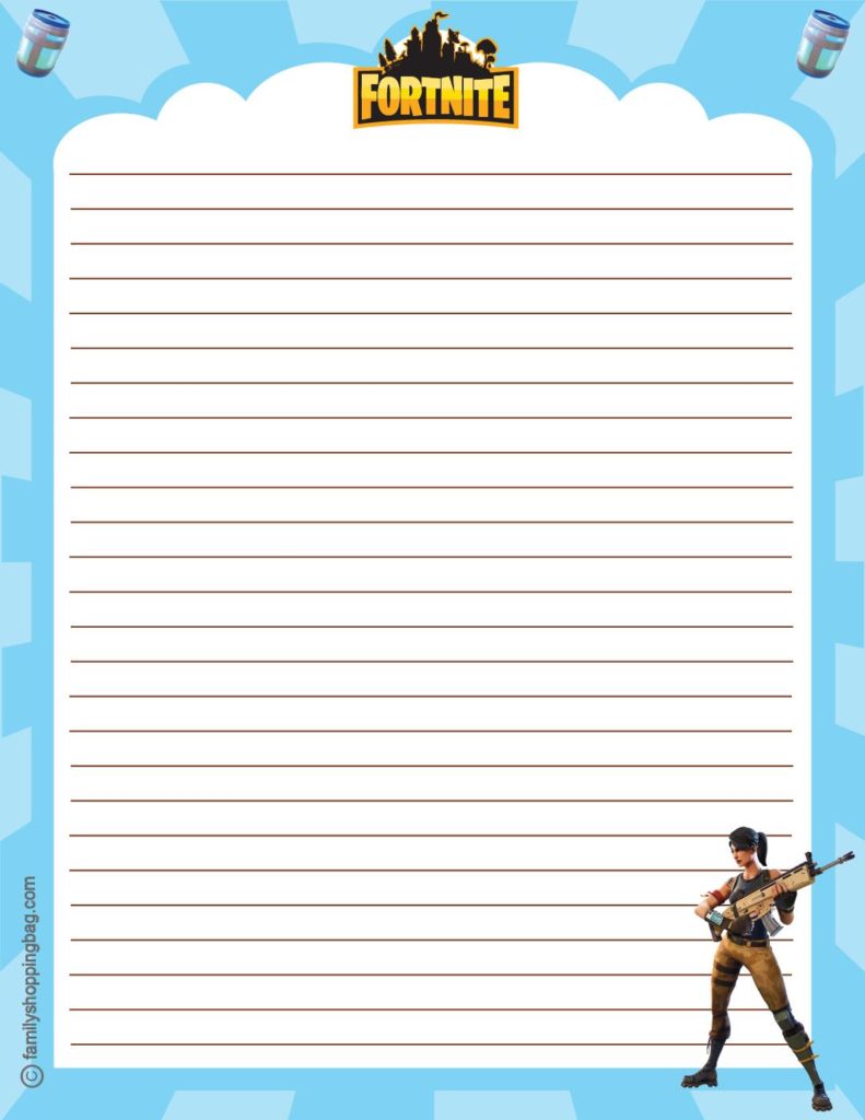 Stationery Fortnite  pdf