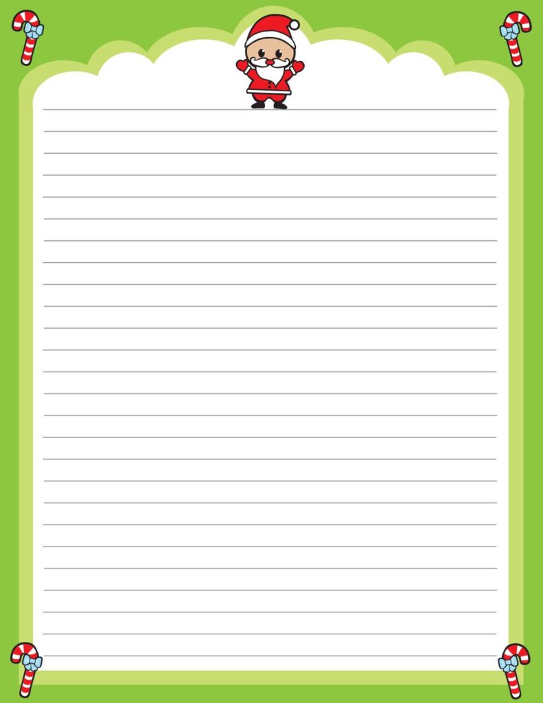 Stationery Green Christmas  pdf