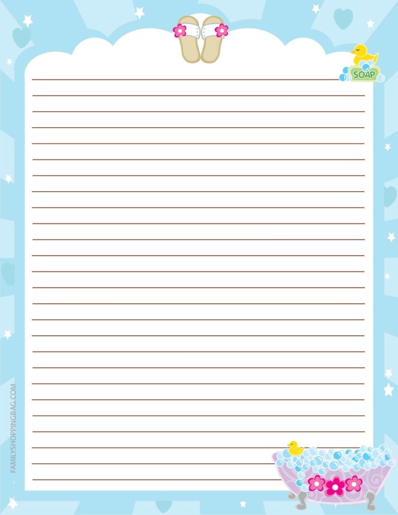 Stationery Moms Spa Day  pdf