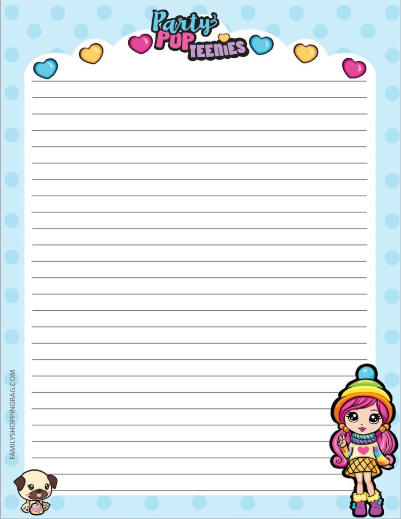Stationery Party Pop Teenies  pdf