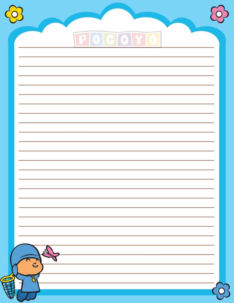 Stationery Pocoyo  pdf