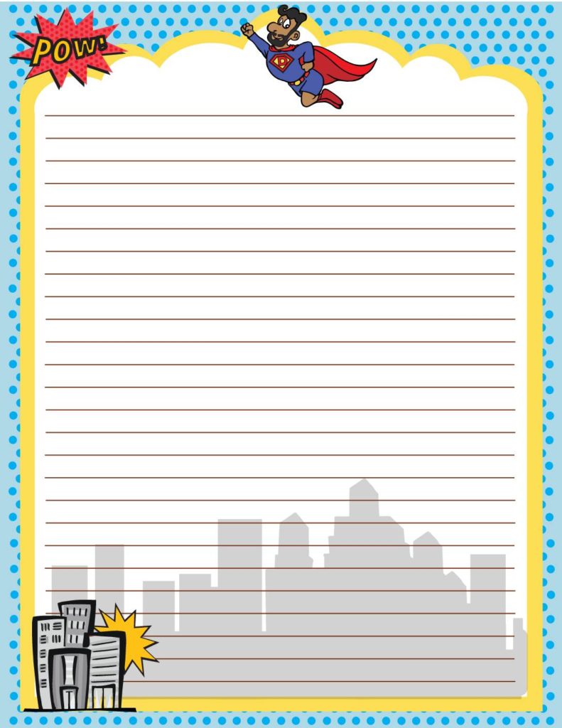 Stationery Super Dad  pdf