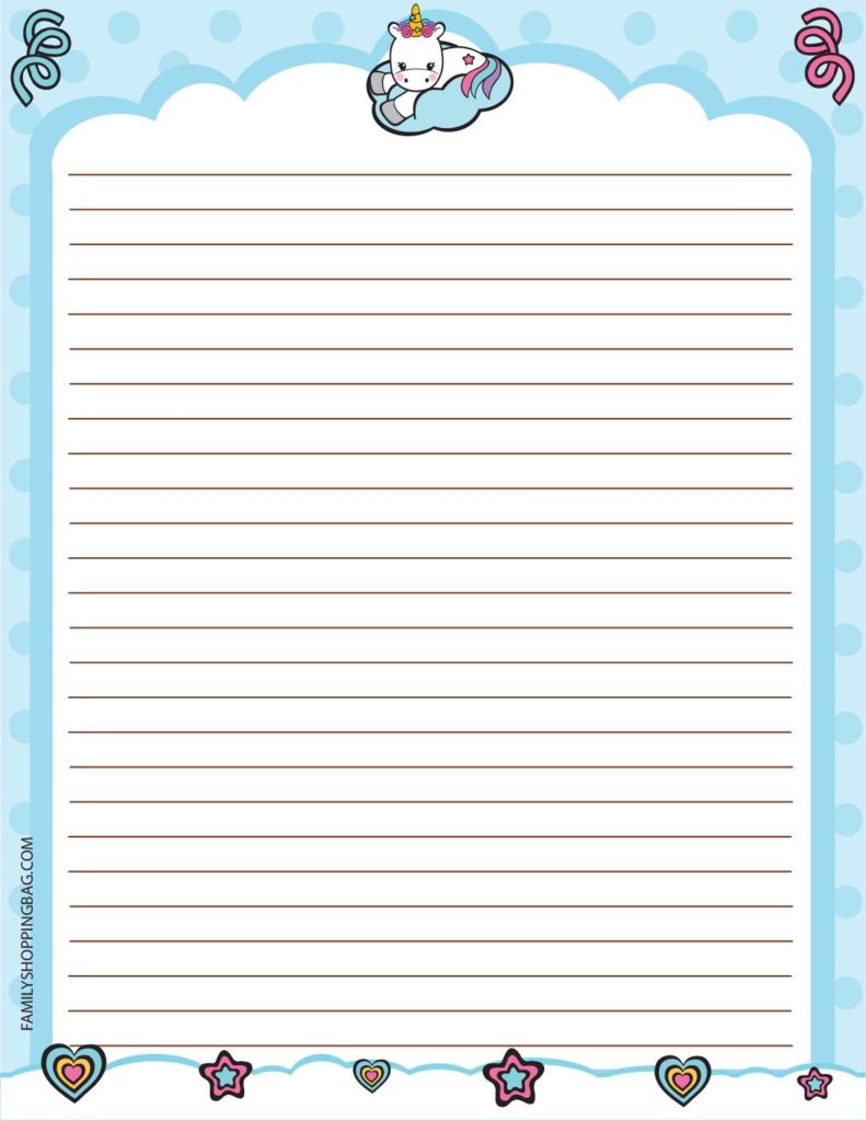 Stationery Unicorn  pdf