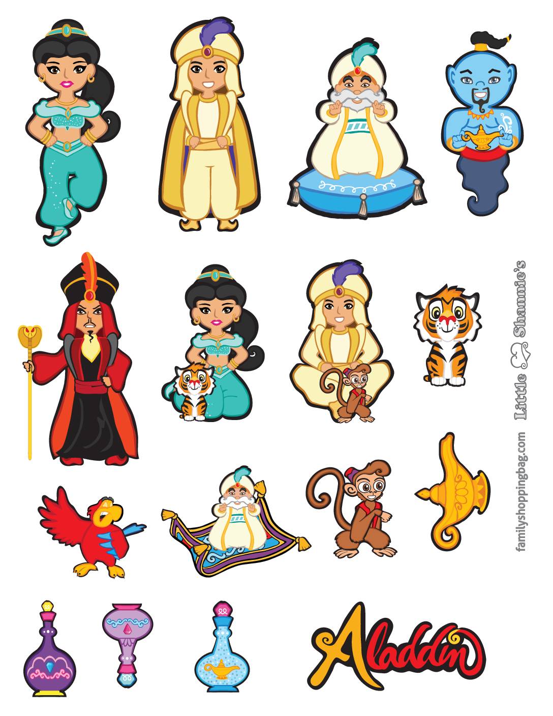 Stickers Aladdin  pdf