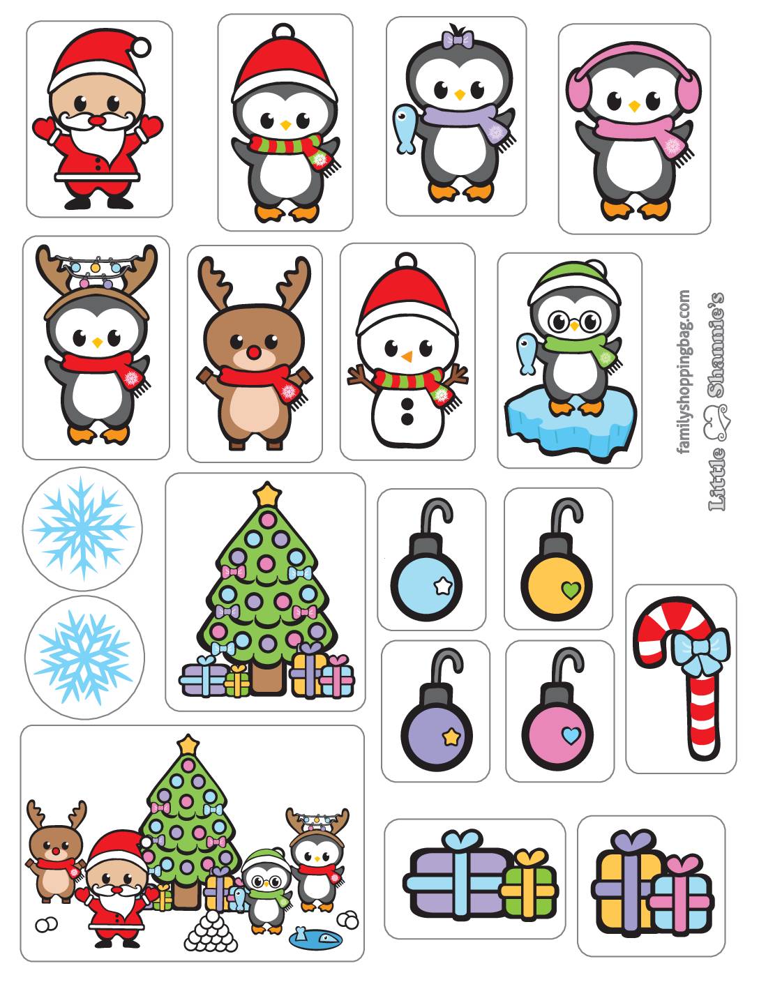 Stickers Christmas Stickers