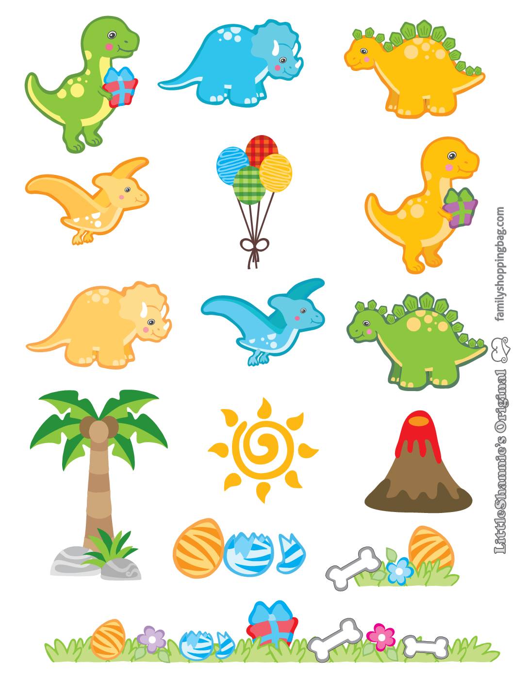 Stickers Dinosaur Stickers