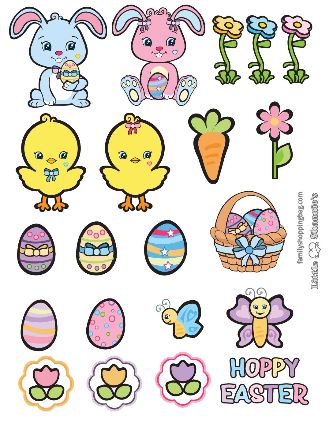 Stickers Easter  pdf