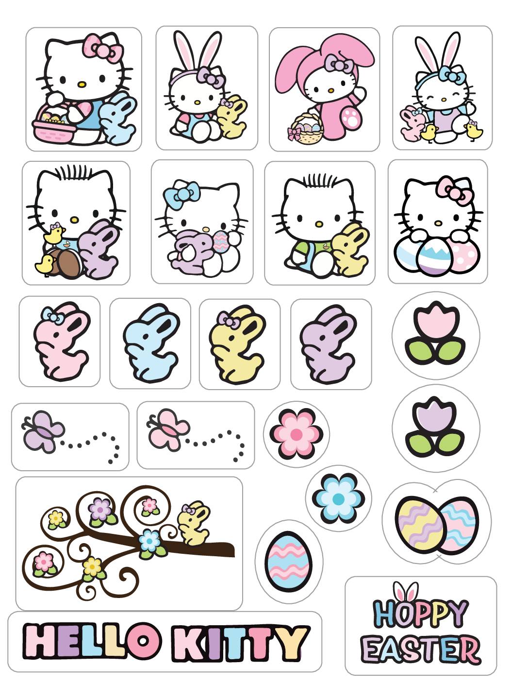Stickers Easter  pdf