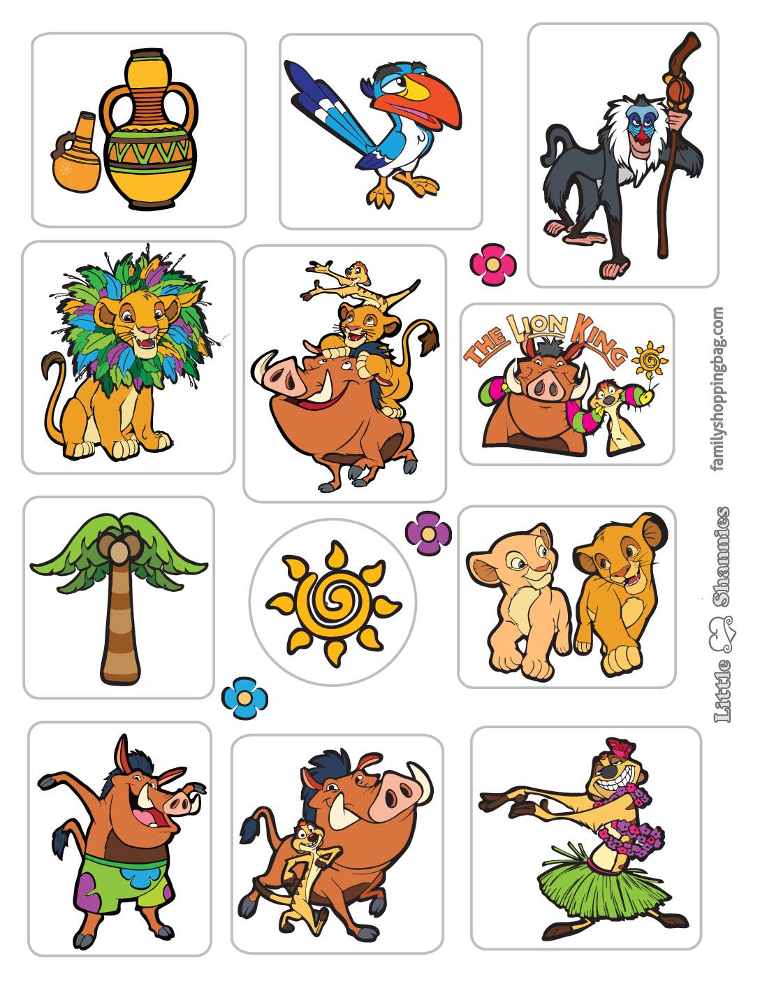 Stickers Lion King  pdf
