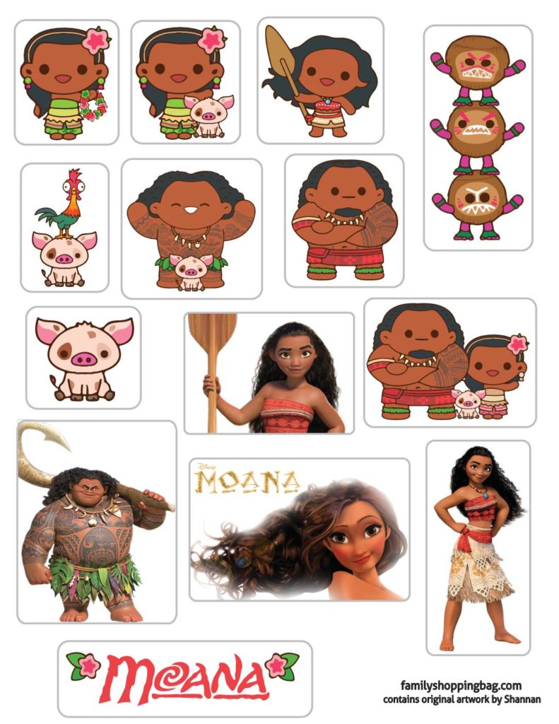 Stickers Moana  pdf