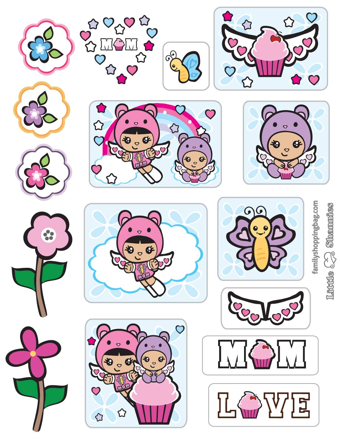 Stickers Mothers Day Stickers