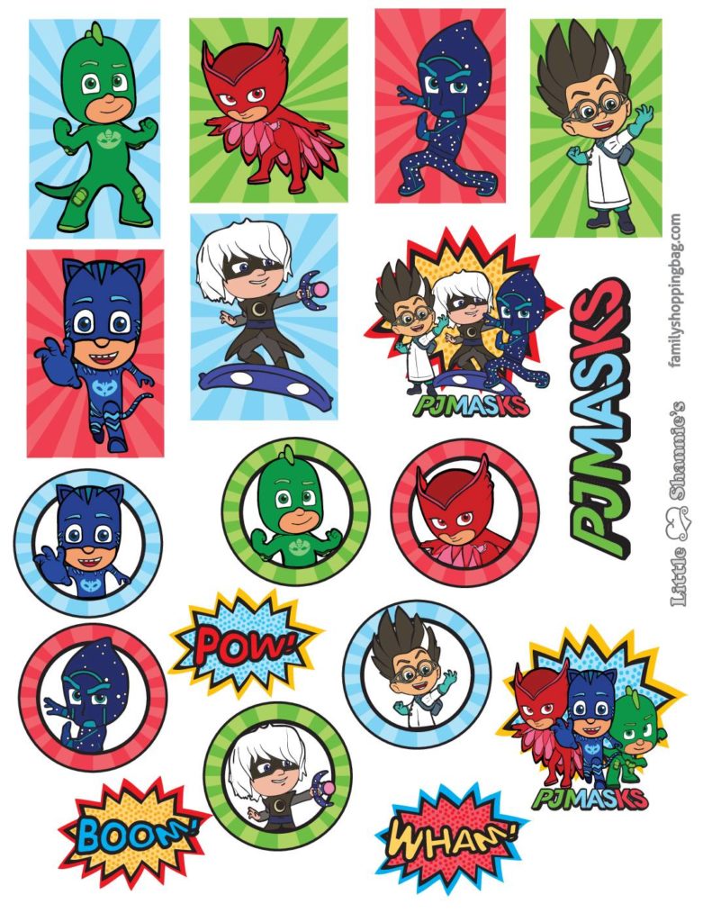 Stickers PJ Masks  pdf