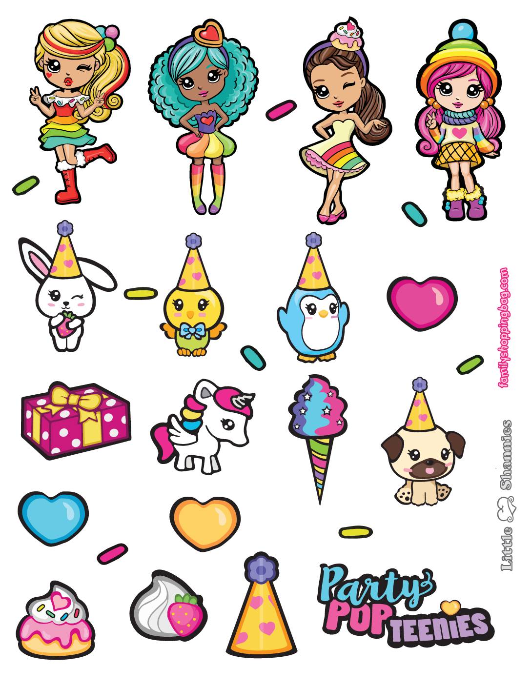 Stickers Party Pop Teenies  pdf