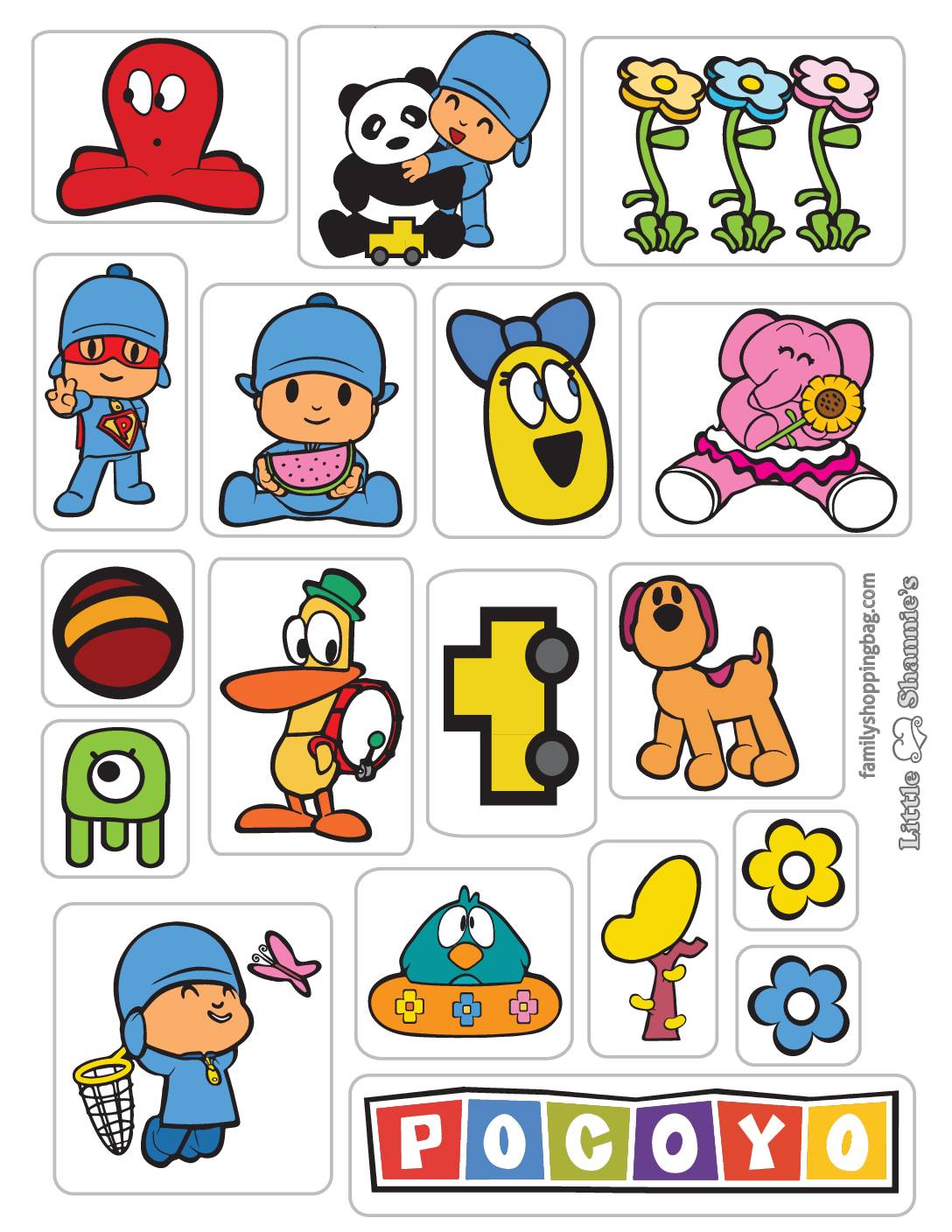 Stickers Pocoyo Stickers