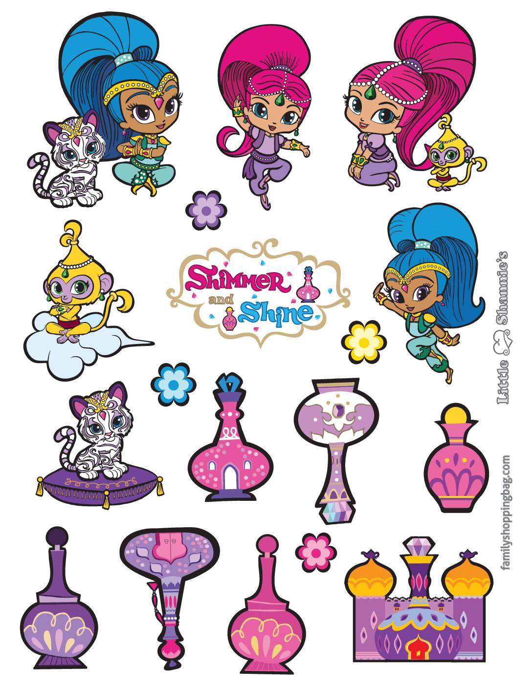 Stickers Shimmer Stickers