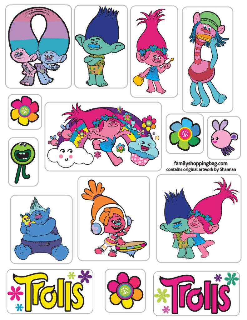 Stickers Trolls  pdf