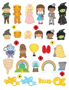 Stickers Wizard of Oz  pdf