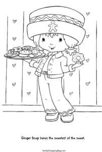 Strawberry Shortcake Fun Coloring Pages