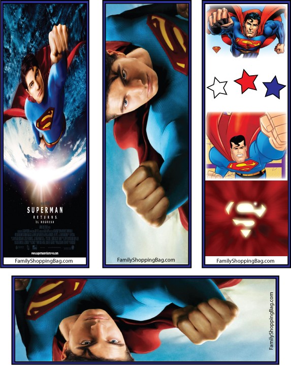 Superman Bookmarks Bookmarks