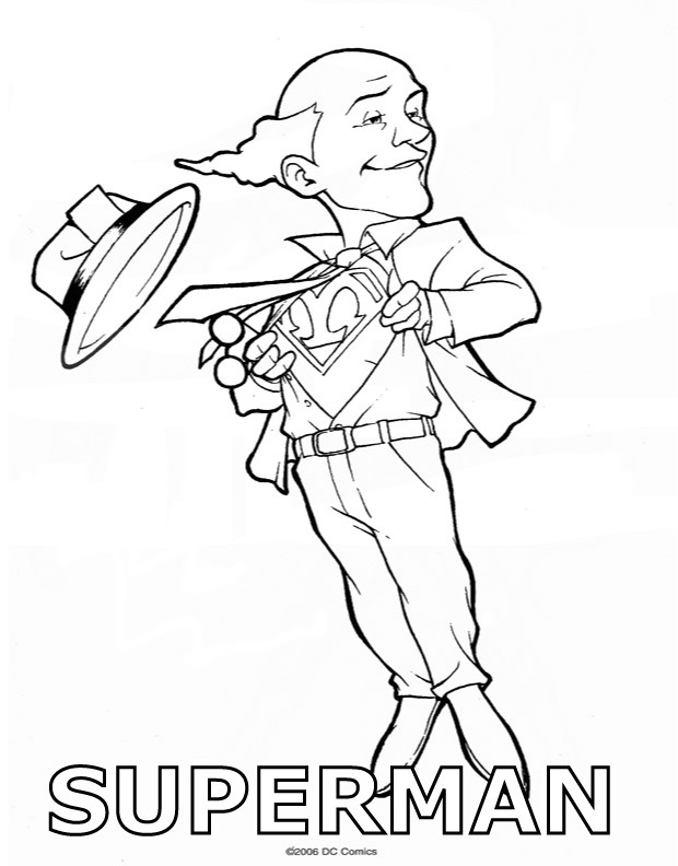 Superman Enemy Coloring Pages
