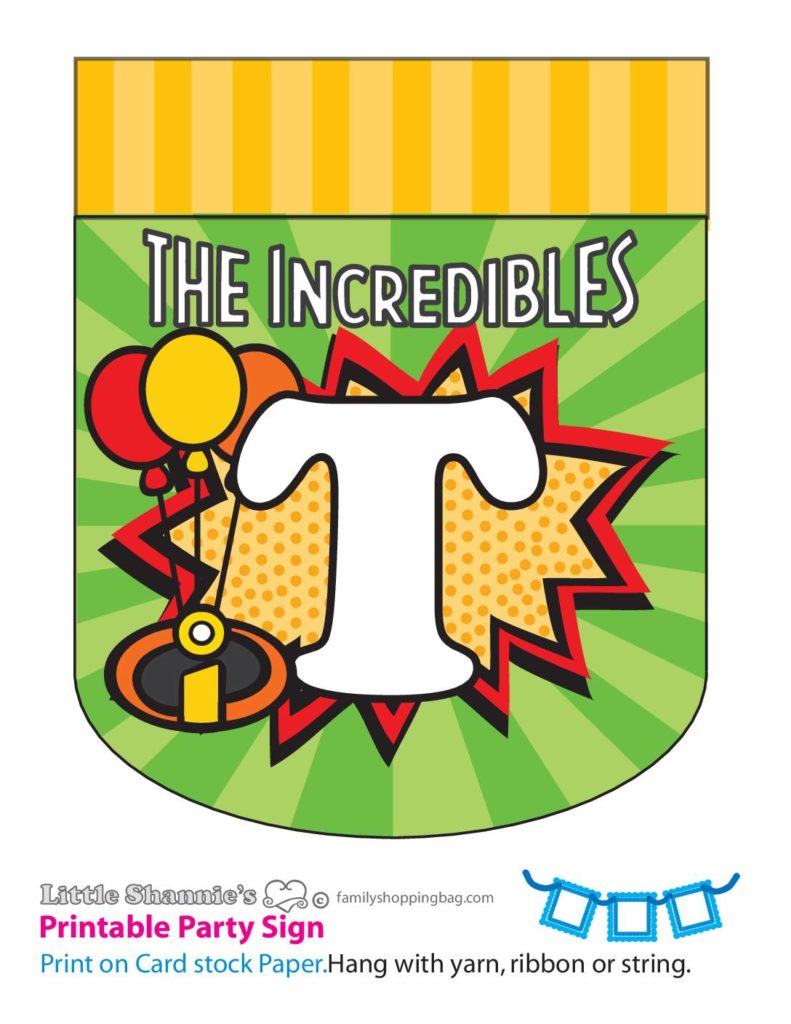 T Banner Incredibles  pdf