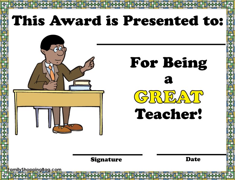 Teacher Award - African Man Awards