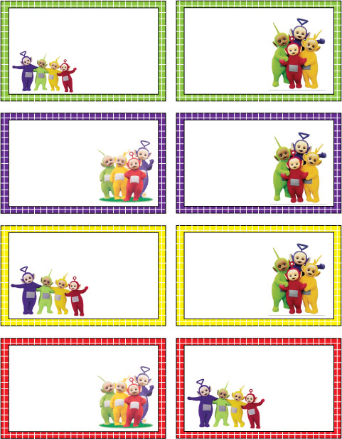 Teletubbies Gift Tags