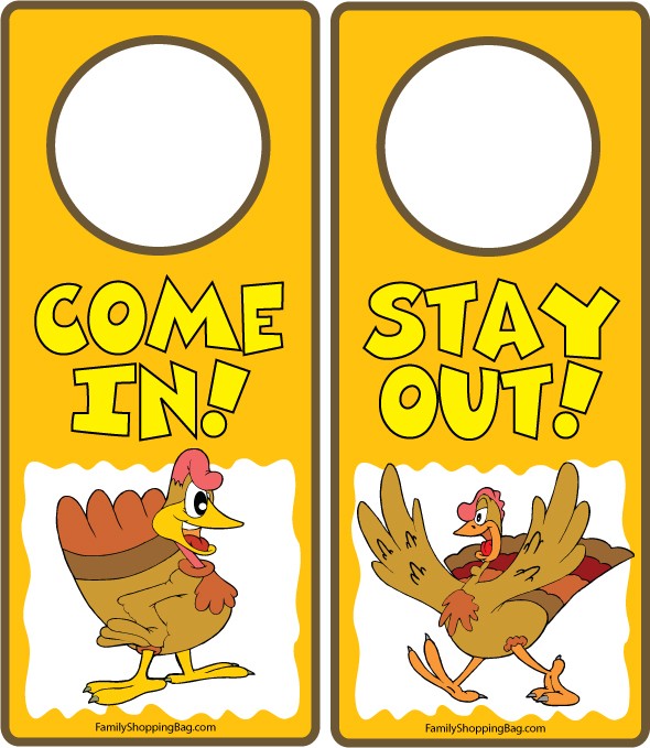 Thanksgiving Door Sign Door Hangers