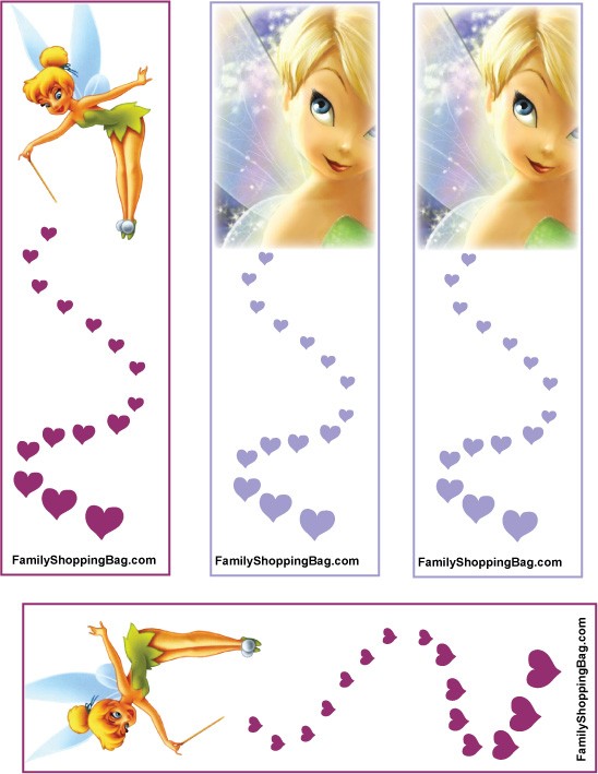 Tinker Bell Bookmarks