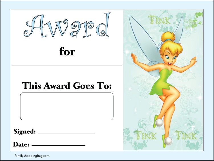 Tinker Bell Award Awards