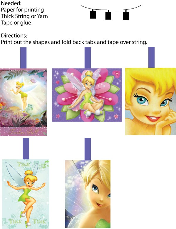 Tinker Bell Wall Decor 2 Party Decorations