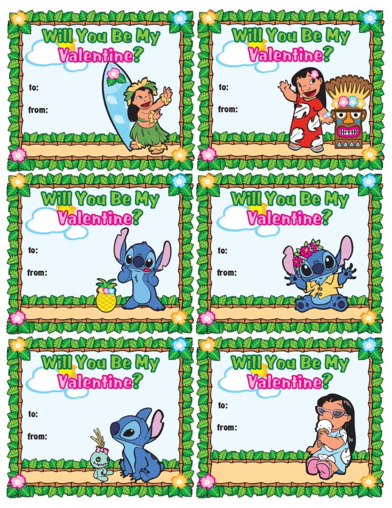 Valentine Lilo and Stitch  pdf