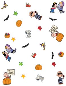 Wall Paper Peanuts Halloween