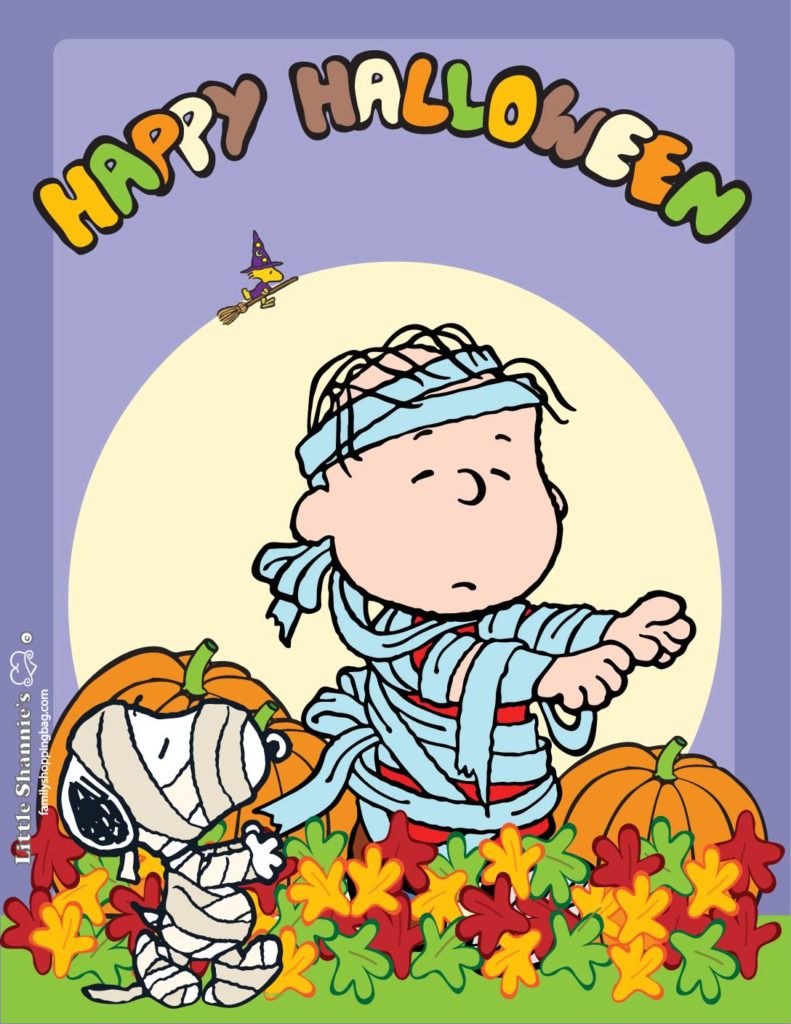 Wall Picture  Peanuts Halloween  pdf