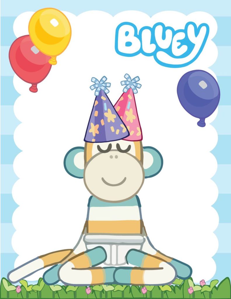 Wall Picture  Bluey  pdf