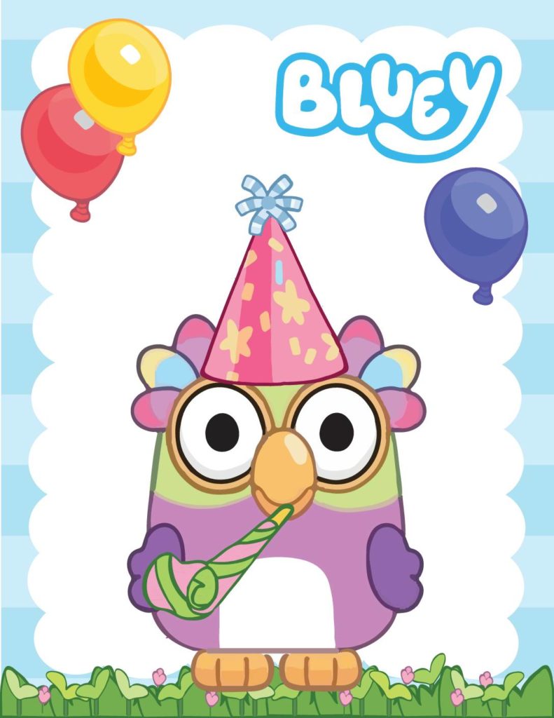 Wall Picture  Bluey  pdf