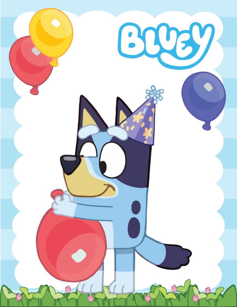 Wall Picture  Bluey  pdf